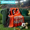 Custom Name Blanket Cincinnati Browns Legacy Blanket Bedding Blanket for Travel, Camping, Living Rooms, Offices, Sofas, Fan Christmas Gift