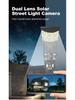 Solar-Powered 4G Outdoor Security Camera with Dual Lens, Waterproof Panoramic HD, and Full-Color Night Vision