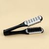 Pro Hairdressing Straightener Hairbrush Nylon Hair Straightening Double Brushes V Shape Comb Clamp Not Hurt Styling Tools DIY