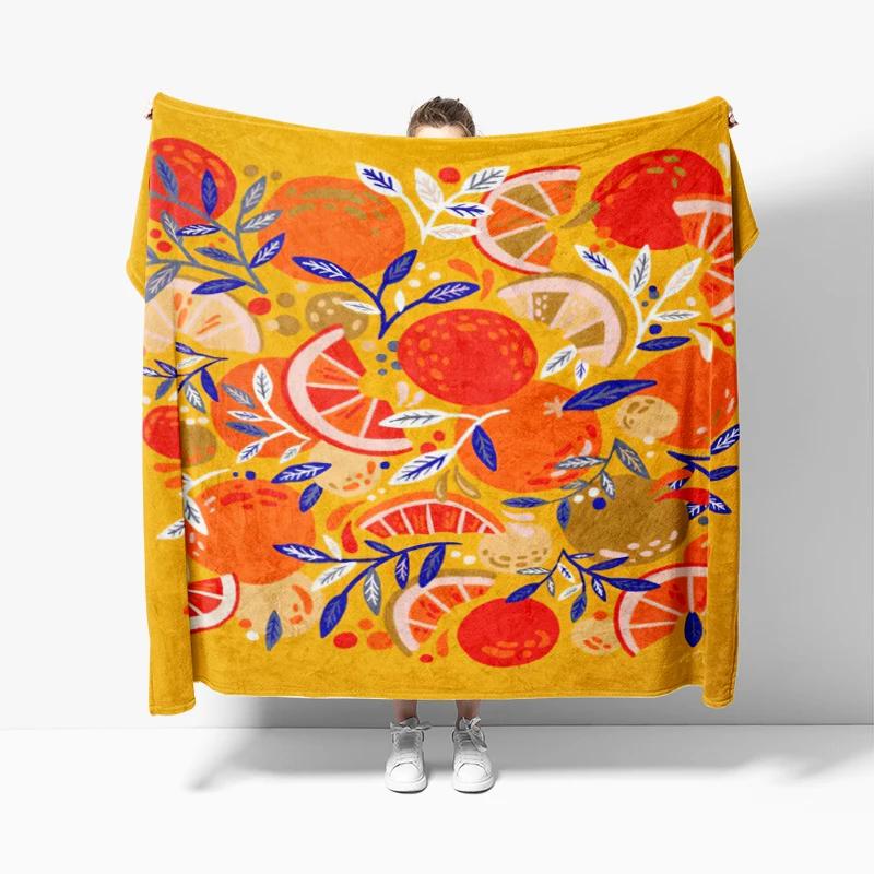 

Home decoration plush Sofa blanket Food Pattern Style Bedspread on the bed anime fluffy soft blankets thick blanket for winte 30x40in