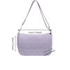 Square Nylon Padded Shoulder Bag Korean Style Cotton Padded Crossbody Bag  Streetwear
