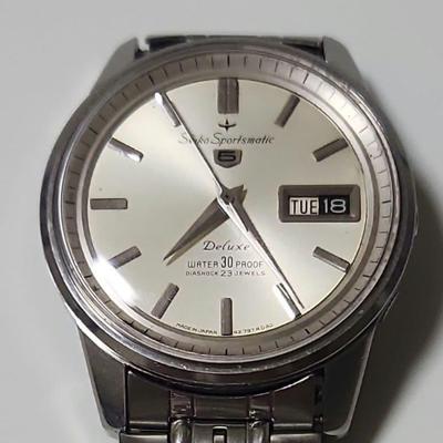 Used Vintage Sportsmatic 5 Deluxe 23 Jewels Overhauled