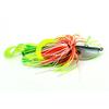 HENGJIA 2.6oz Lead Head Jig Hooks Spinnerbait Soft Grub Lures Tackle Pack of 4