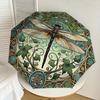 1PC Dragonfly Art Nouveau Umbrella-8-Rib Reinforced, Automatic Open, Lightweight & Durable, Cute Fashion Accessory for Outdoor-P2632