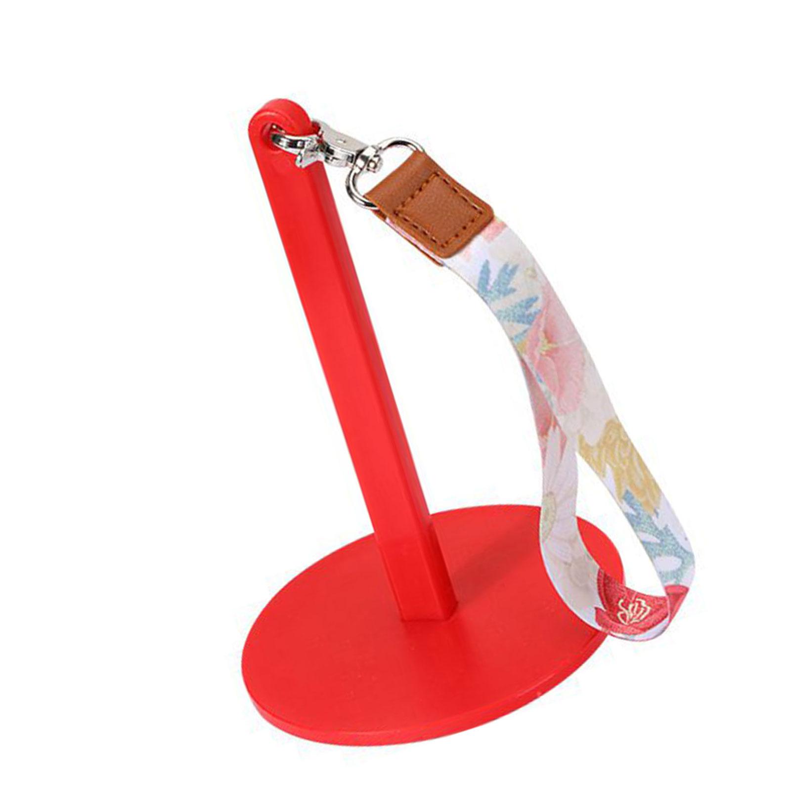 

Portable Wrist Yarn Holder With Wrist Strap Yarn Storage Holder with Wrist Lanyard Knitting Supplies For Crocheting красный