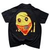 Herren Vintage T-Shirt Jeff The Killer Lächeln Hund Y2k Damen Streetwear Baumwolle Oversized T-Shirt Unisex Kurzarm Horror Shirt Goth