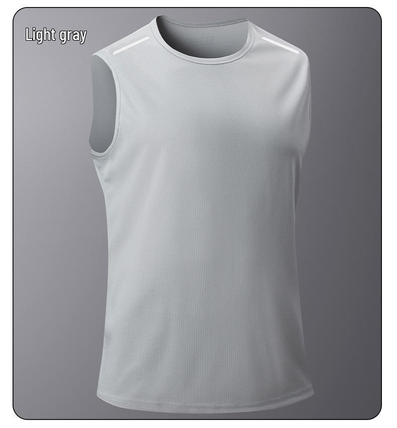 Men's Summer Outdoor Quick-Dry Sleeveless Fitness T-shirt