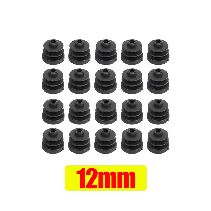 

Round Plastic End Caps Pipe Inserts Plug Table Chair Leg Caps Protectors Furniture Foot Tubing End Cover Hardware Accessories 20PCS