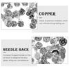 50 Set Lapel Pin Backs Chest Ornament Locking Clutch Replacement For Diy Jewelry Craft Enamel Pins Brooch Badge Accessory