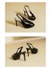 Stiletto Platform Peep-toe Backless Sandals 2025 - Women's Summer High-Heels