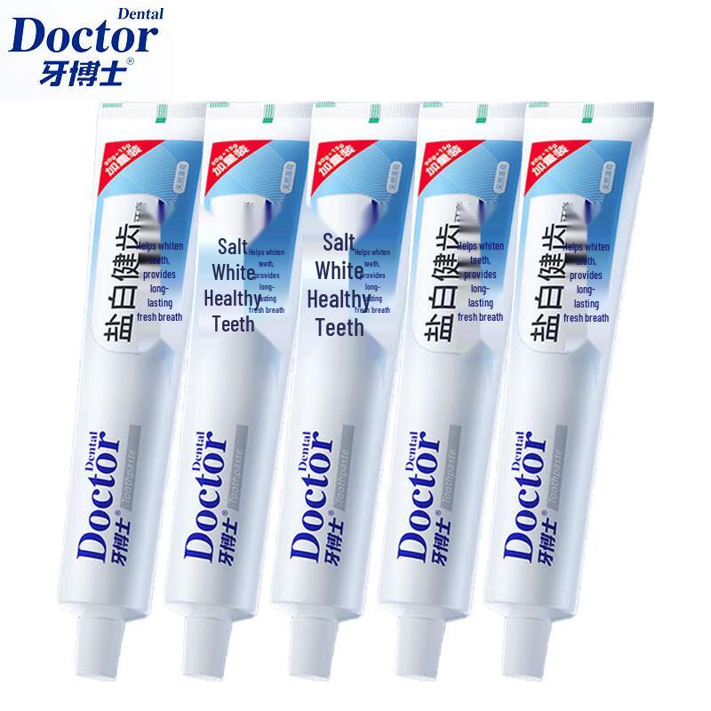 Dr. Tooth Salt White Deep Clean Toothpaste 5-Pack