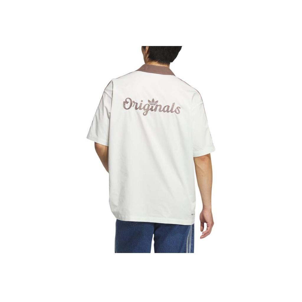 Adidas Originals X Colaboración Disney Bowling SS25 Moda Versátil Corte Holgado Camiseta Polo Unisex KG6690