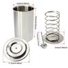 Stainless Steel Meat Press Cooker Big Capacity Ham Press Maker Round Shape Deli Meat Press Mold Designed For Pork Poultry Ham Maker