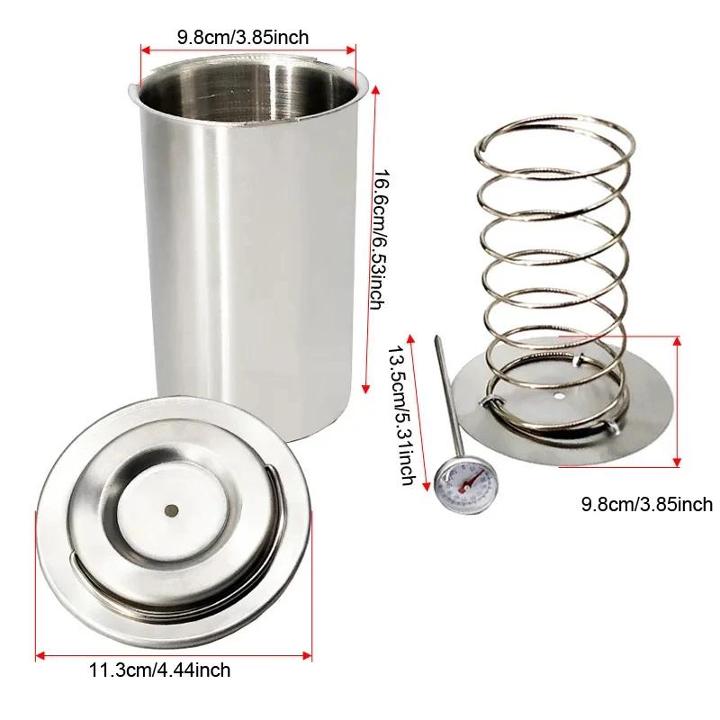 Stainless Steel Meat Press Cooker Big Capacity Ham Press Maker Round Shape Deli Meat Press Mold Designed For Pork Poultry Ham Maker