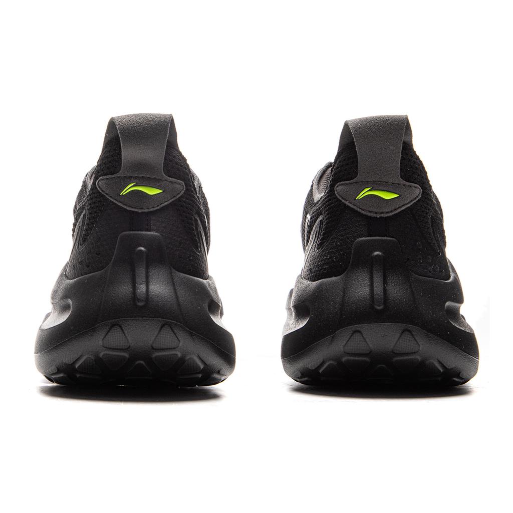 New LiNing Cloud Wave Cushioning, Slip Resistant, Abrasion Resistant, Lightweight Low Top Casual Shoes Men's Black AGLV023-5