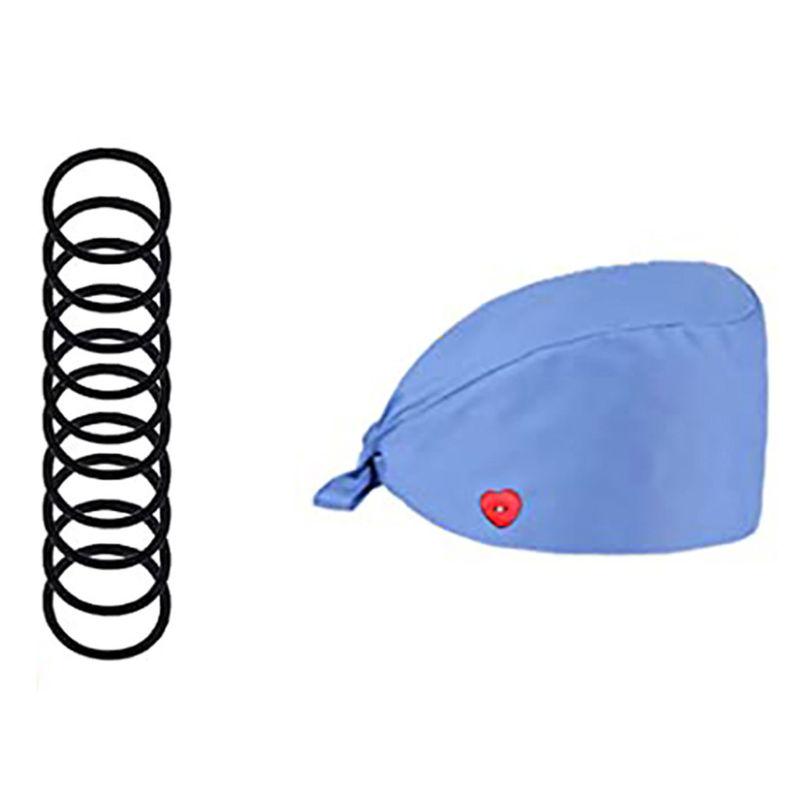 Women Doctor Nurse Buttons Surgical 