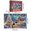 2024 Christmas Jigsaw Puzzles 2024 Christmas Animal Party 1000 Pieces Puzzles Cardboard Material Stocking Stuffers for Christmas