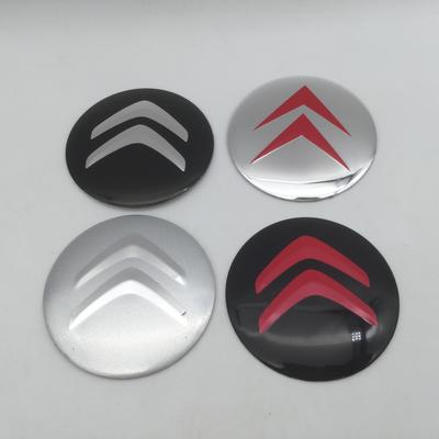OKKU5 4pcs 3D 56mm 60mm 65mm For Car Emblem Wheel Hub Center Cap Badge Covers Sticker Decals Styling Accessories