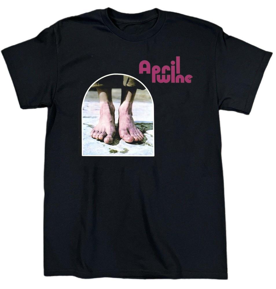 New April Wine Band Album Heavy Cotton Black T Shirt S-5XL EN656 Unisex T-Shirt XXXXL