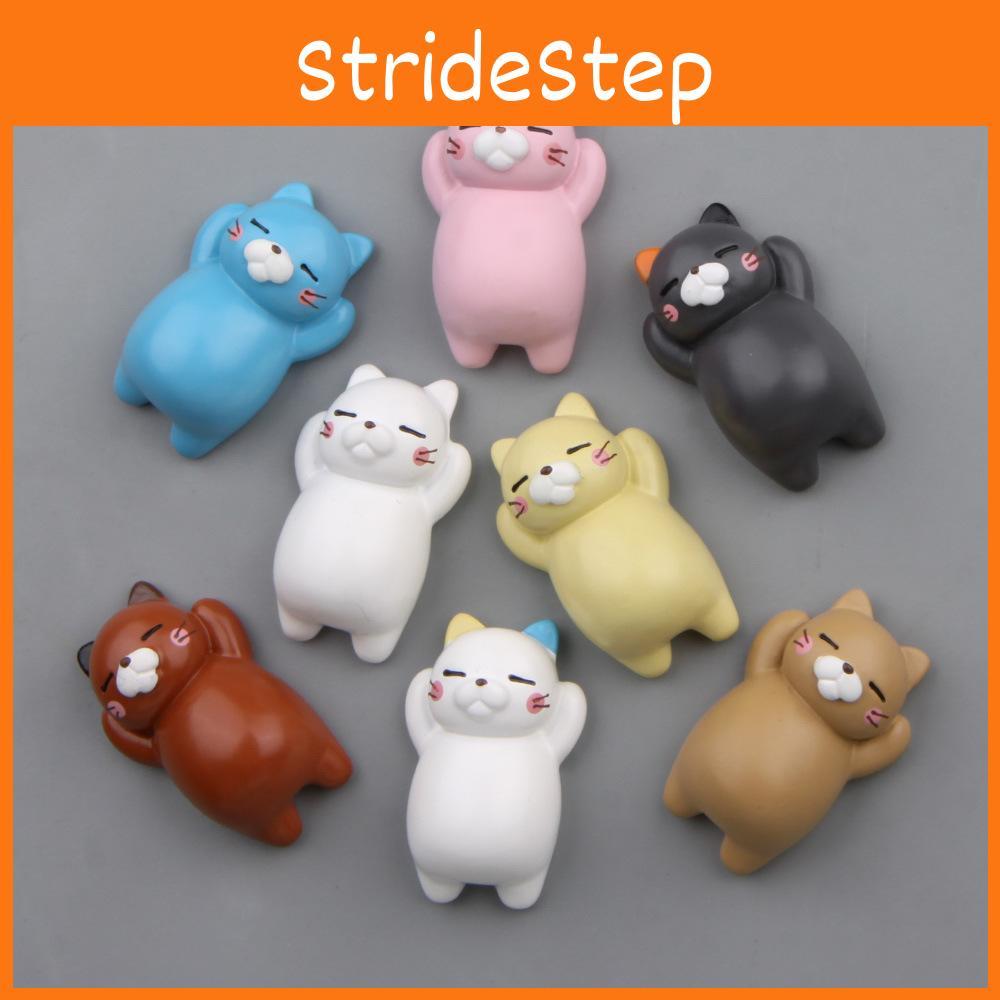 Cat Lazy Cute Three Dimensional Magnetic Refrigerator Resin Decoration For Gift