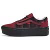Old Skool Stackform Velvet Plaid Unisex Sneakers Red Port Black VN0A7Q5M02Y