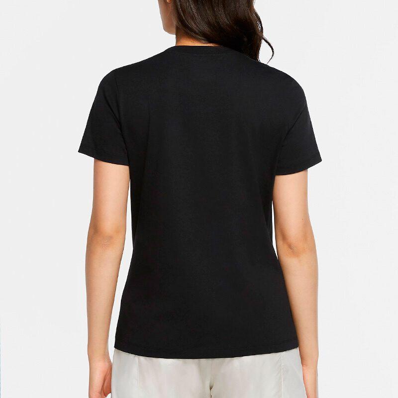 Nike T Shirts Women's Black Crew Neck Moderate CZ7340-011