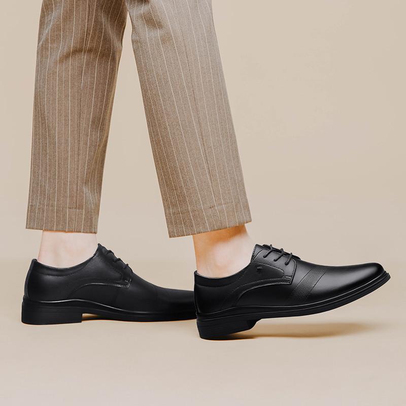 New Trending Brogues Shoes Classic Men Dress Flats Genuine Leather Men Oxfords Shoes Lace Up Formal Wedding Party Shoes Sneakers
