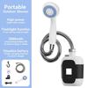 Portable Camping Electric Shower Head  for Backpacking Bathing Car Washing
