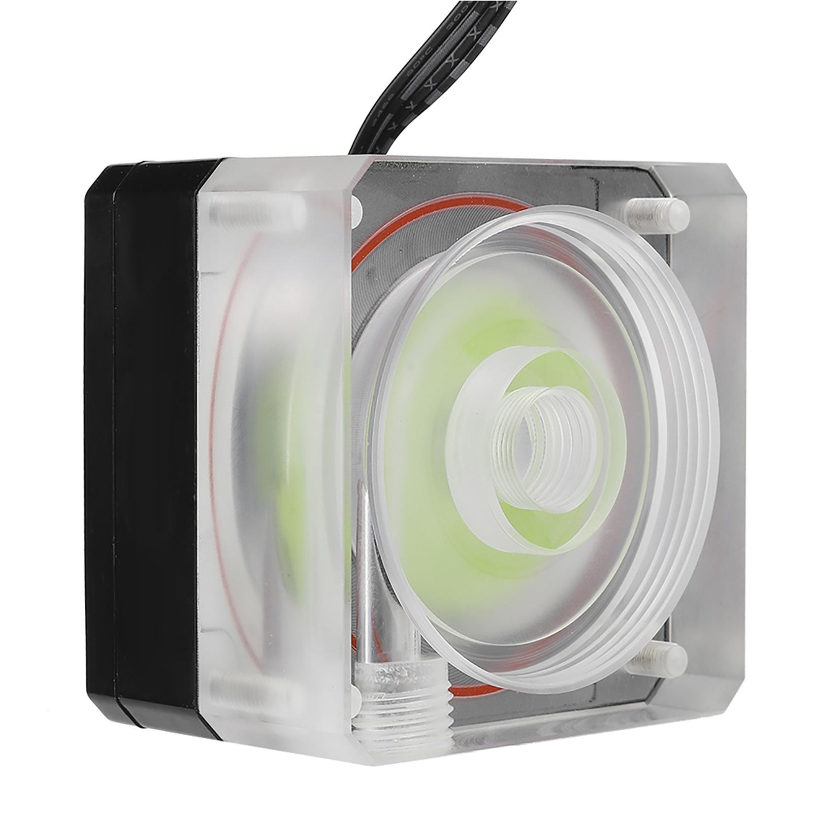 

Water Cooling Pump Ultra Thin PMMA PWM Speed Control 3 Meters Head 500l H 4cm Thickness