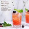 Stainless Steel Spiral Honey & Jam Stirring Stick with Long Handle - Creative Bar Tool & Cocktail Shaker Spoon