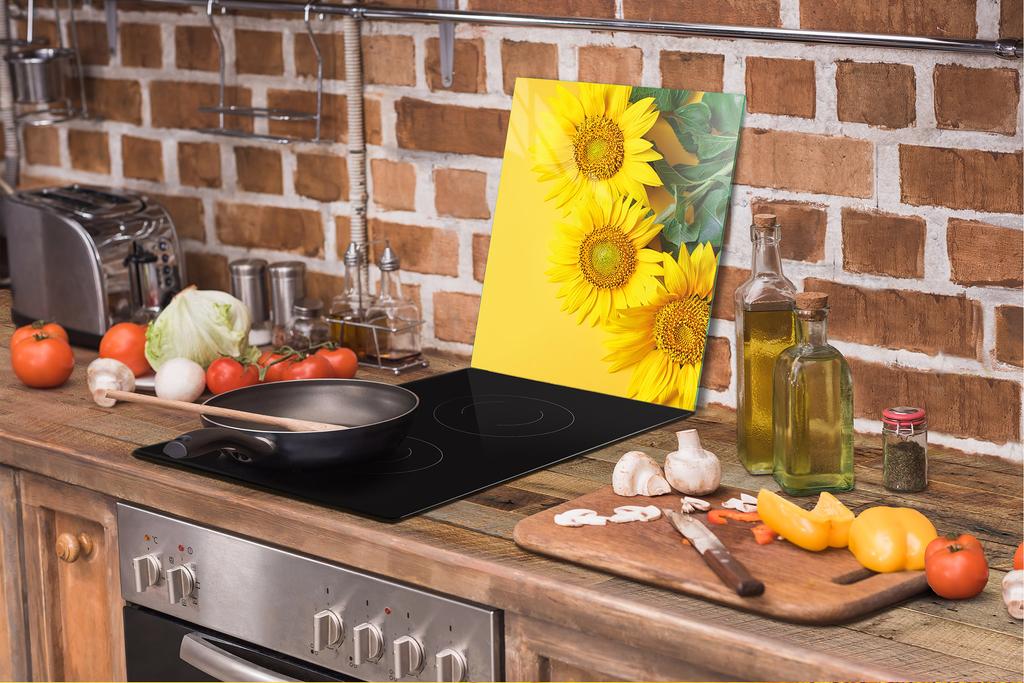 GLASS CUTTING BOARD 45x52 Flower