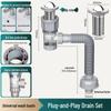 Universal Odor-Proof Bathroom Washbasin Drain Set