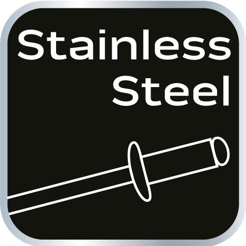 Front riveter for steel and aluminum rivets 2.4/3.2/4.0/4.8 mm