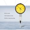 Dial Test Indicator, 0-0.8mm Dial Test Indicator Gauge Adjustable Magnetic Base Stand Holder with Yellow-face, Dial Base Holder