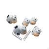 100 Pieces Miniature Cows Figurines to Hide Ornaments Mini Resin Statues for Party Favors Micro