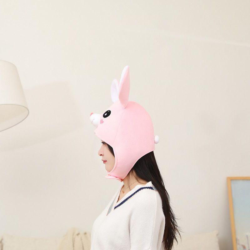 All-inclusive expression long ears rabbit headgear hat, photo props, cartoon headgear, performance props