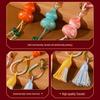Lingyin Temple Lacquer Gourd Tassel Bag Charm