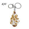 Christmas Beaded Keychain Handmade Keychain, Xmas Tree Wreath Gift Box Bell Decorative Key Ring Santa Keyring, Backpack Hanging Decor for Party Favors