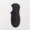 Socks men's mesh summer solid colour short socks cotton do not fall off the heel silicone thin section antibacterial anti-odour invisible boat socks