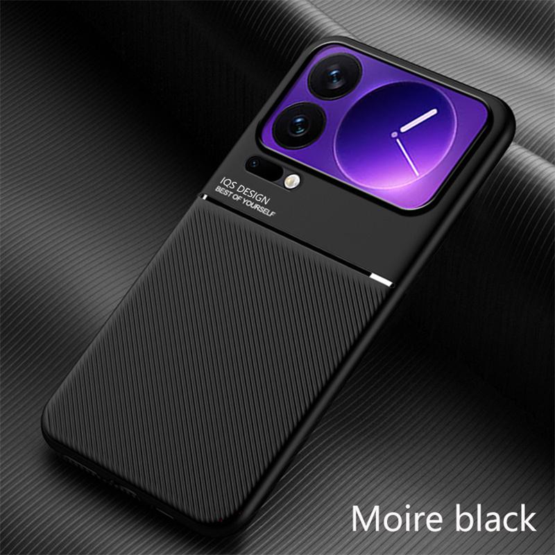 Etui dla Xiaomi 17 Pro 5G Magnetyczny uchwyt samochodowy Skórzana płytka Etui na telefon dla Xiaomi17 Xiomi Mi17 Mi 17Pro Max Pokrowiec na tył Fundas