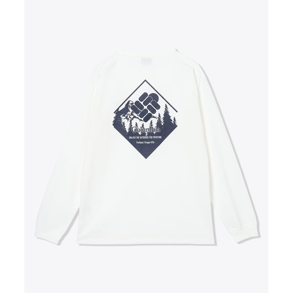 Urban Hike Graphic Long Sleeve PG3669 Sea Salt Back Print Size S [Columbia] T-Shirt