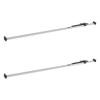 Cargo Bar, Ratcheting Cargo Bar Adjustable from 2261mm To 2642mm, Heavy-duty Steel Cargos Stabilizer with Non-Slip Foot Pad, Truck Bed Load Lock Bars