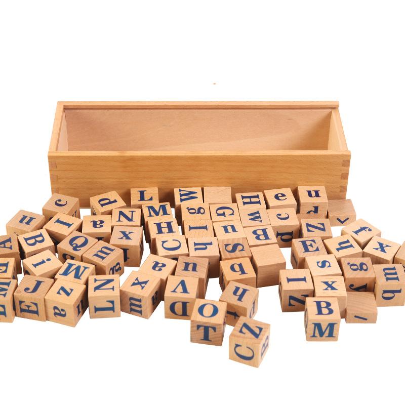 Montessori Language Teaching Aids for Children 26 English Letters Structure Practice Kids Educational Act Study Materials Toys