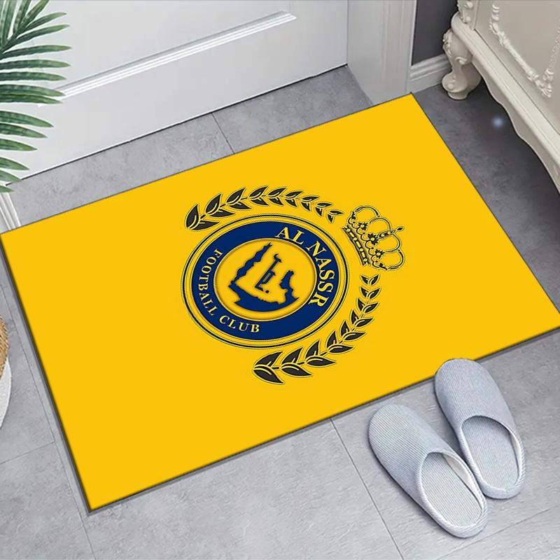 1pc Football Team Design Area Rug - Non-Slip, Soft & Cozy Floor Mat for Living Room, Bedroom, Office - Indoor/Outdoor Decorative Carpet