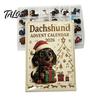 Countdown bis Weihnachten Geschenk 2026 Eule/Hund Adventskalender, 24 Tage mit Mini-Tier Miniatur-Set Figurenornamenten, PVC Sammlerfiguren