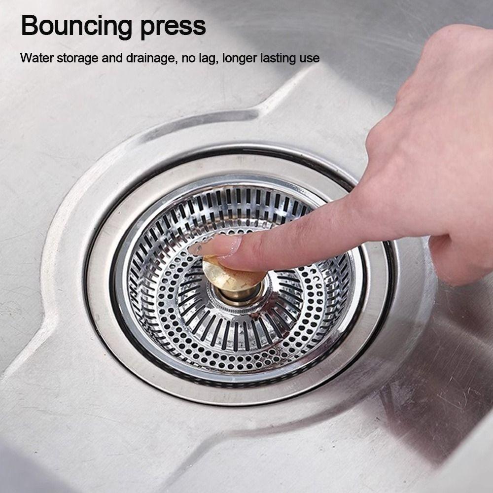 Floor Drain Plug Drain Filter Anti Clog Mesh Trap Usefull Kitchen Sink Strainer