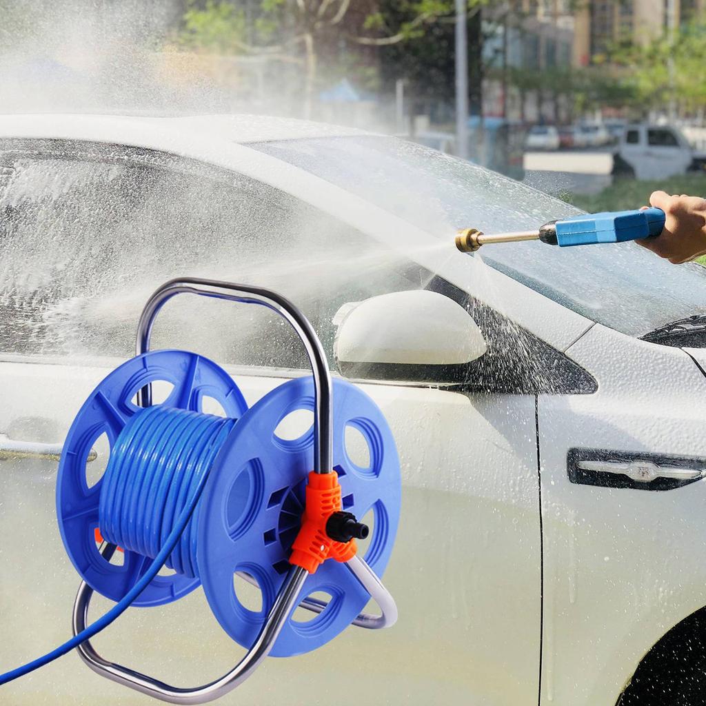 Bodenstehendes Wasserrohr, Gartenschlauchtrommel, Halter, Lagerregal, für