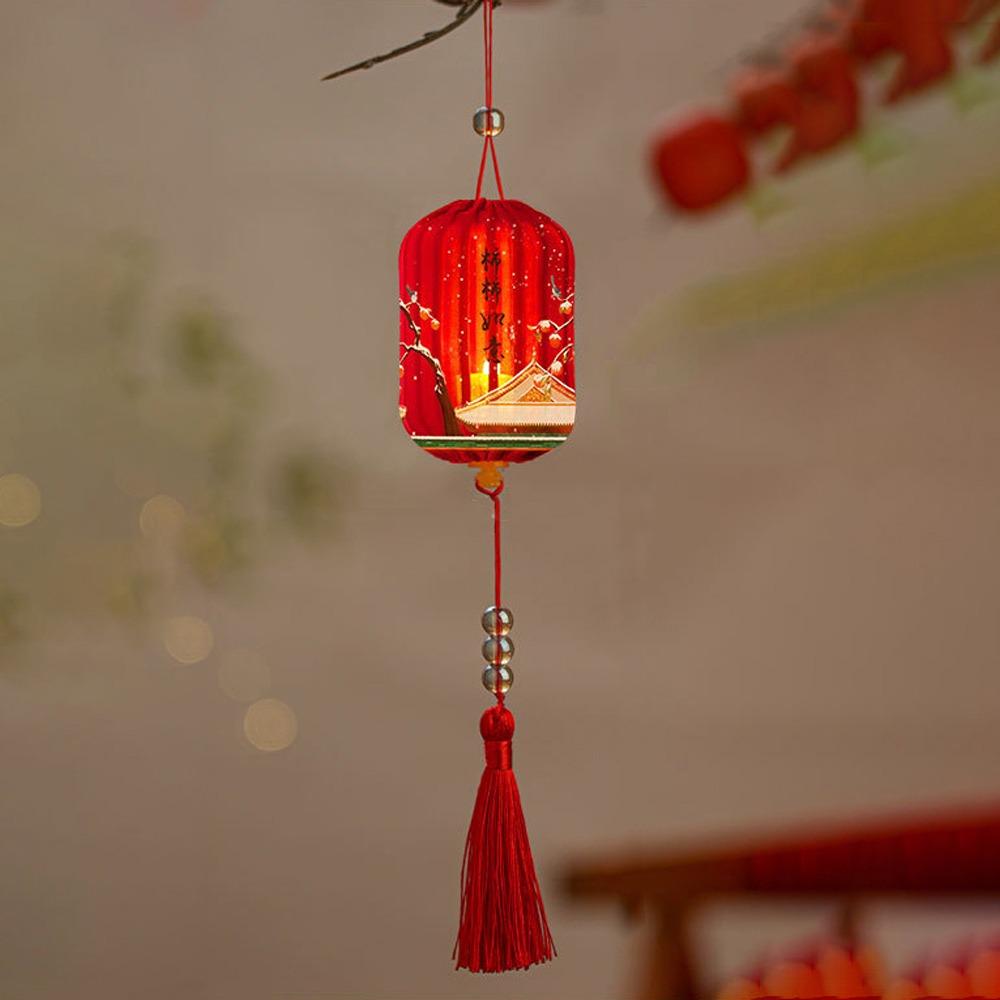 Chinese Style DIY Handheld Lantern 2026 Horse Year Lantern Hanging Ornament Spring Festival
