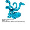 Oktopus-Tentakel Zahnbürstenhalter 3D-gedruckt Küsten-Ozean-inspiriertes Badezimmer-Organizer Nautischer Meeresbewohner Zahnbürstenständer für Arbeitsplatte