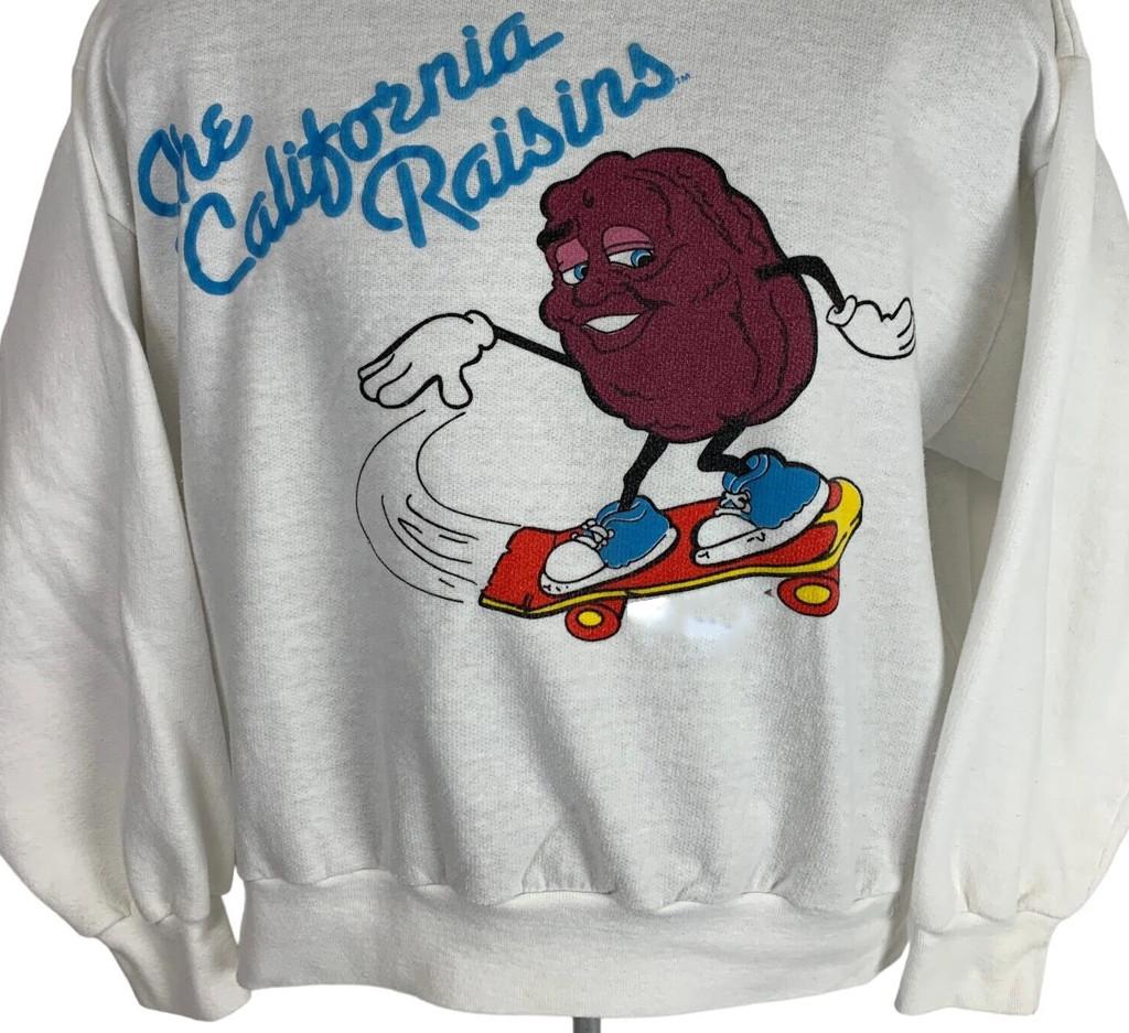 

Винтажный свитшот The California Raisins BAND Унисекс Все размеры БЕЛЫЙ JJ4972 L